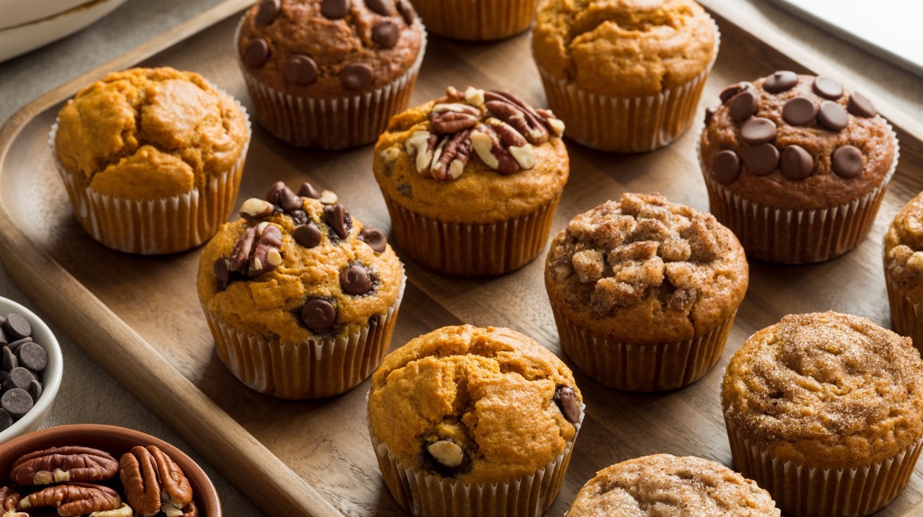 2 Ingredient Pumpkin Muffins