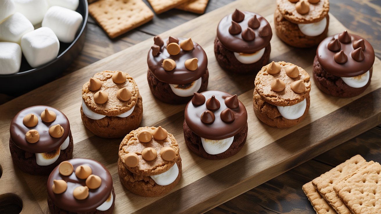 3 Ingredient S’mores Cookie Bites