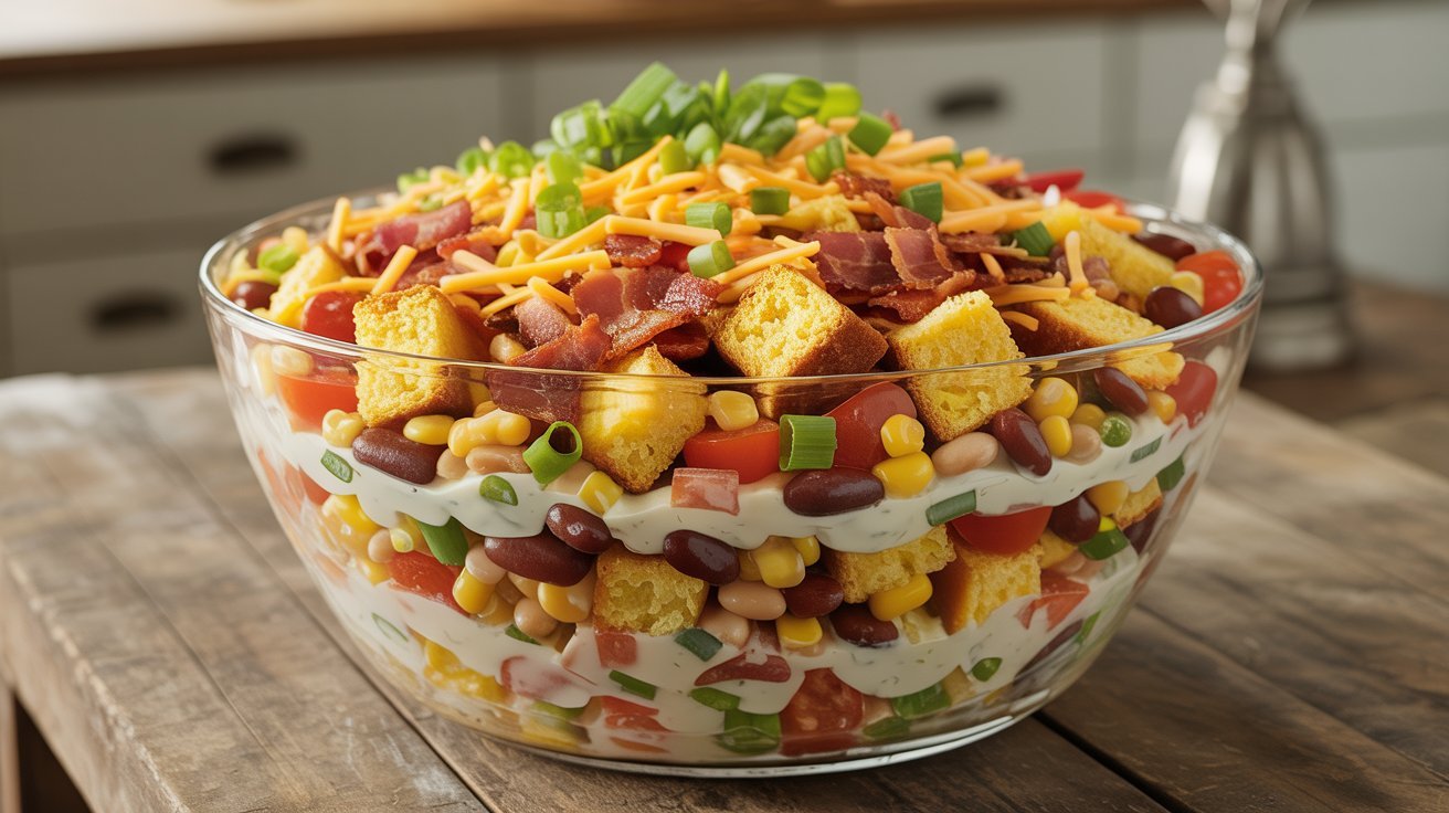 Aunt Kim’s Cornbread Salad