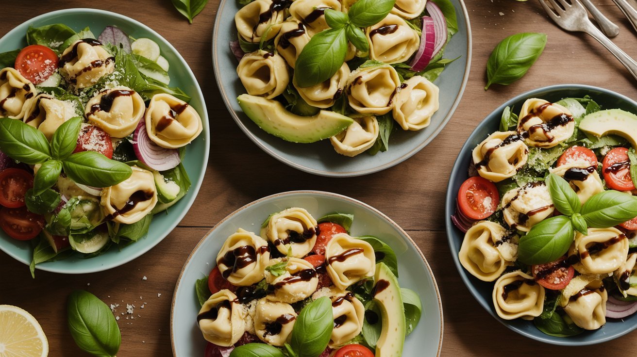 Balsamic Chicken Tortellini Salad