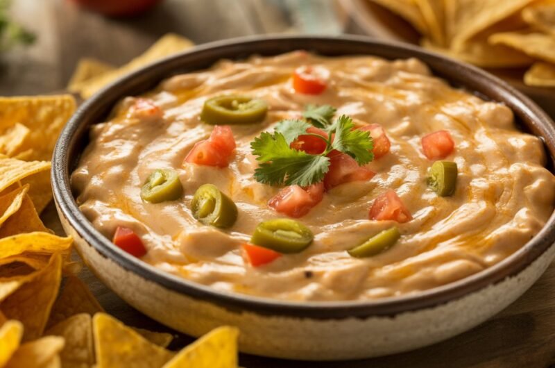 Better Than A Mexican Restaurant Cheese Dip