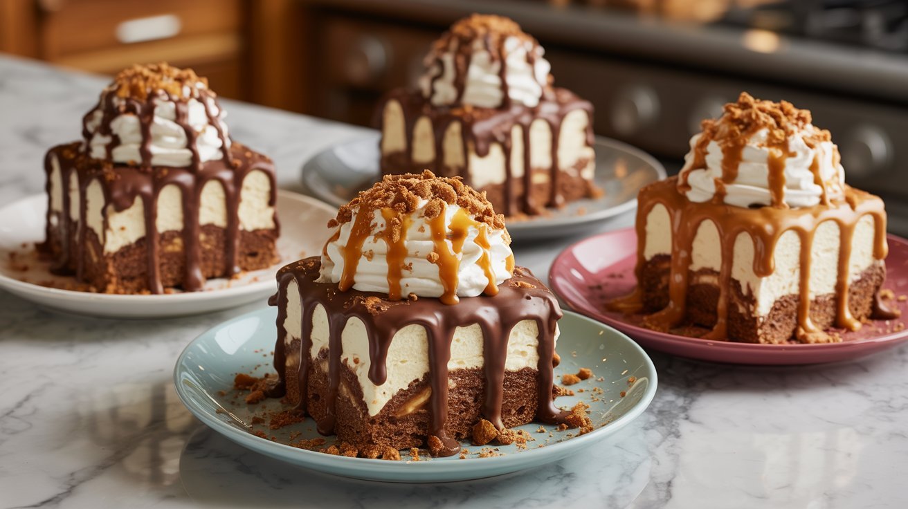 Biscoff Poke Cake