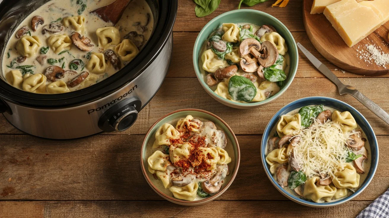 Crockpot Creamy Ranch Steak Tortellini Recipe cooking tips