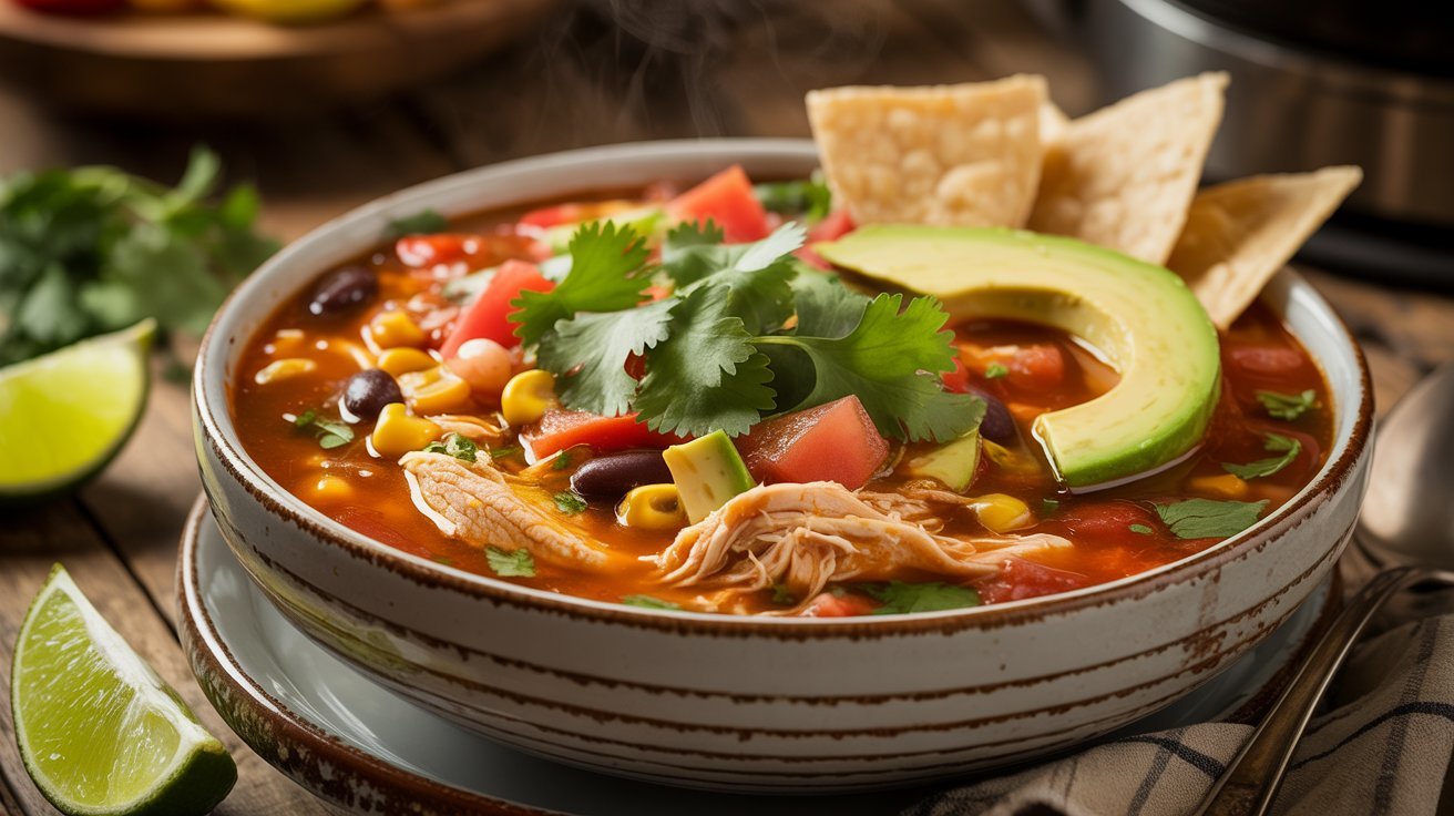 Crockpot Mexican Chicken Soup