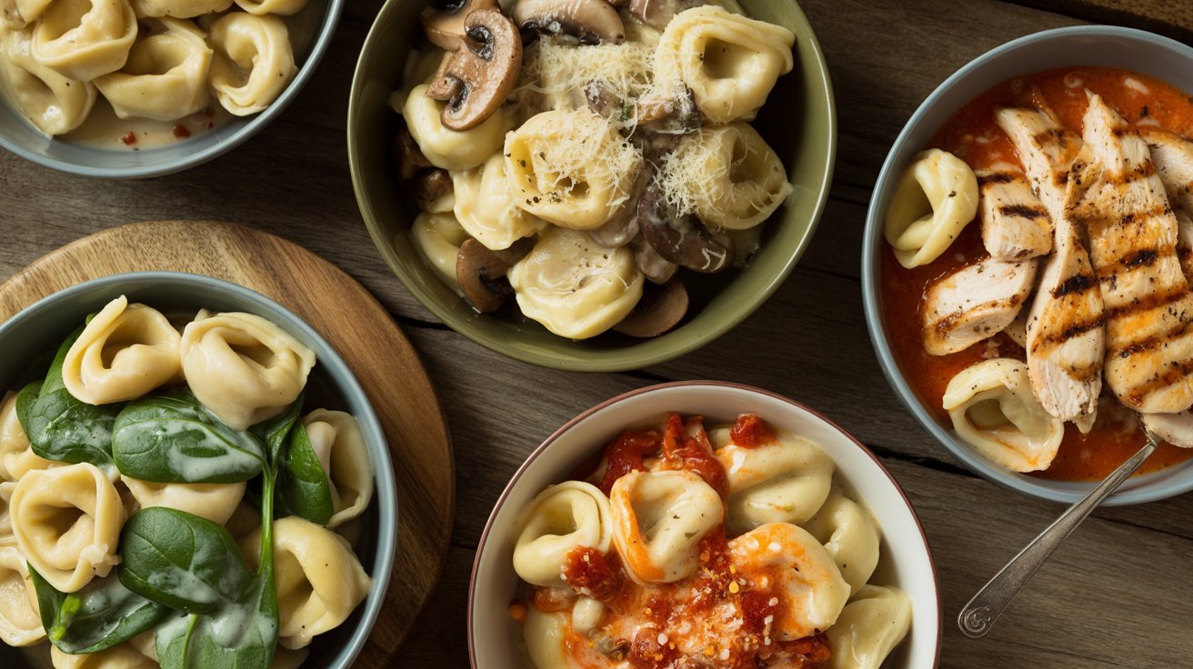Crockpot Tuscan Chicken Tortellini
