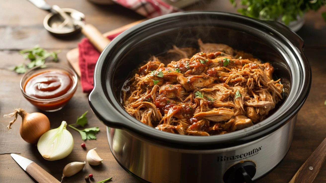 Crockpot Zesty BBQ Chicken