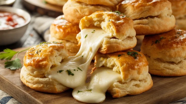 Gooey Mozzarella Biscuit Bombs
