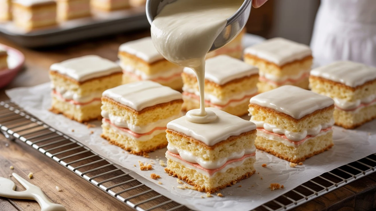 How to Make Little Debbie Petit Fours