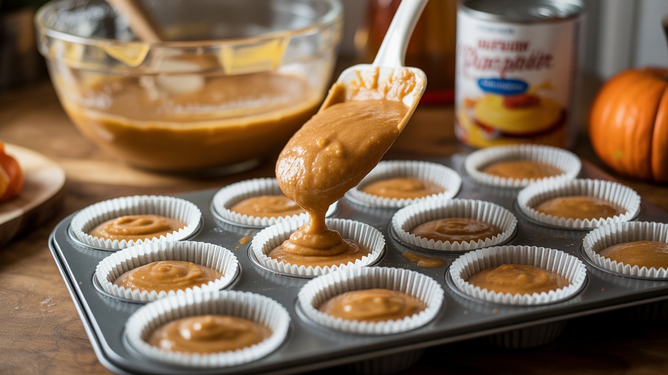 2 Ingredient Pumpkin Muffins