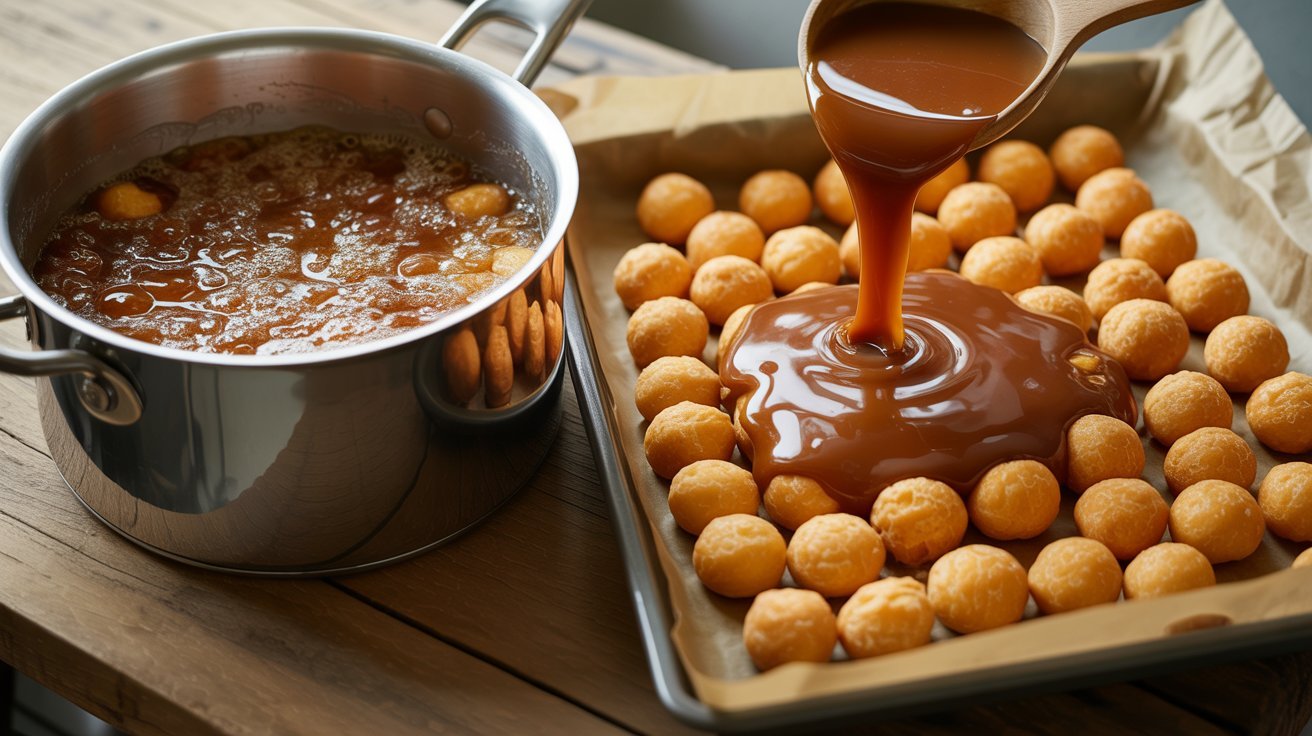 Candied Caramel Cheeto Puffs