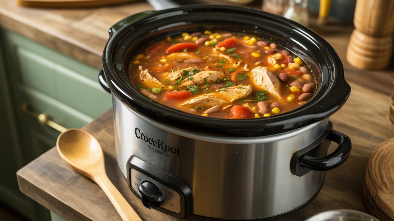 Crockpot Mexican Chicken Soup