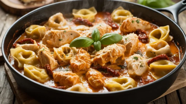 Marry Me Chicken Tortellini Skillet