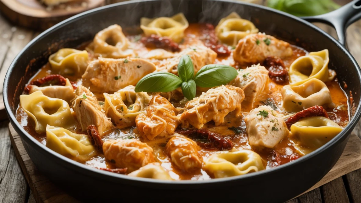 Marry Me Chicken Tortellini Skillet