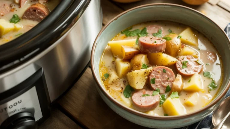 Ms Almas Crockpot Sausage & Potato Soup
