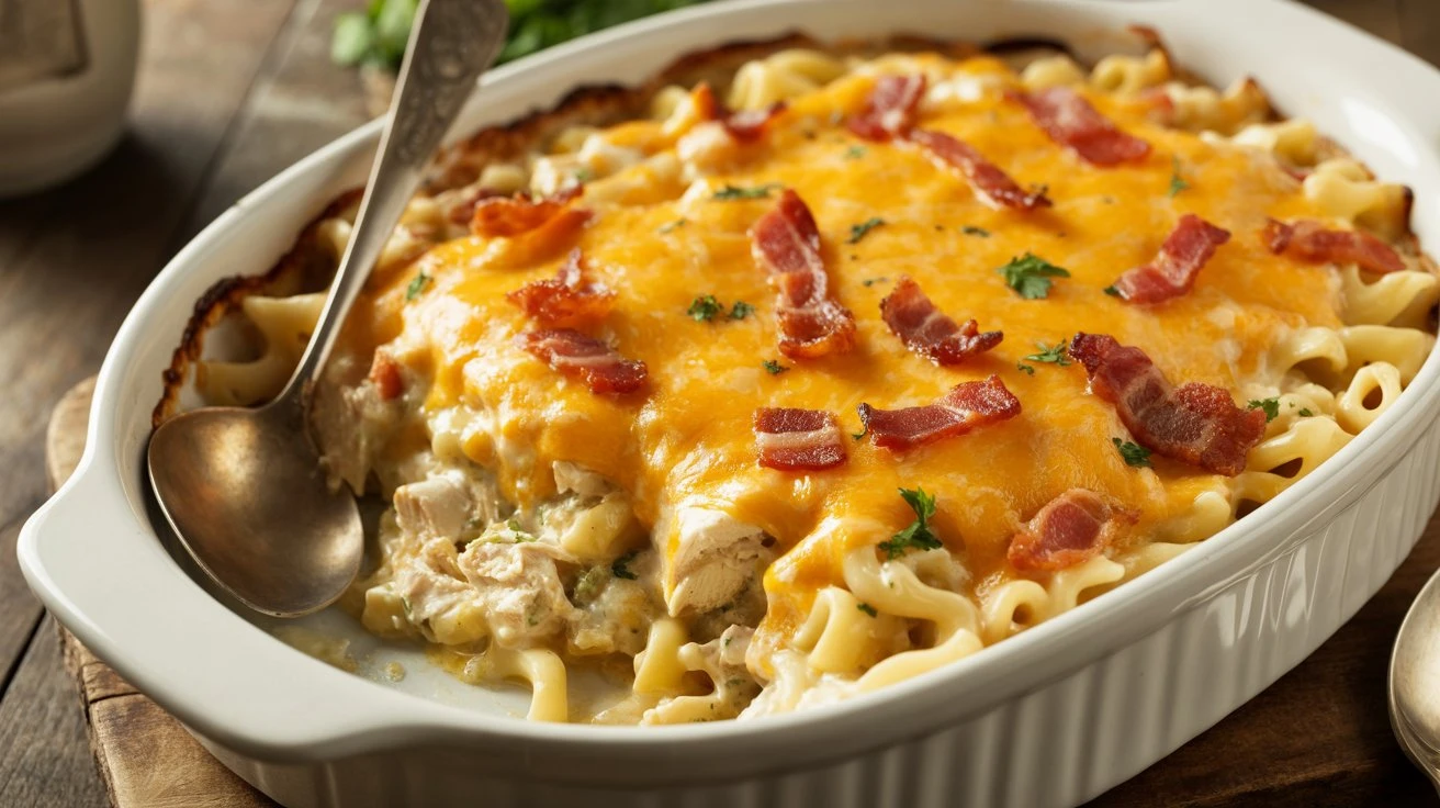 Pioneer Woman's Chicken Bacon Ranch Casserole