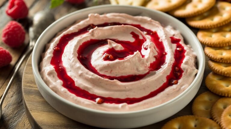 Raspberry Chipotle Cream Cheese Dip