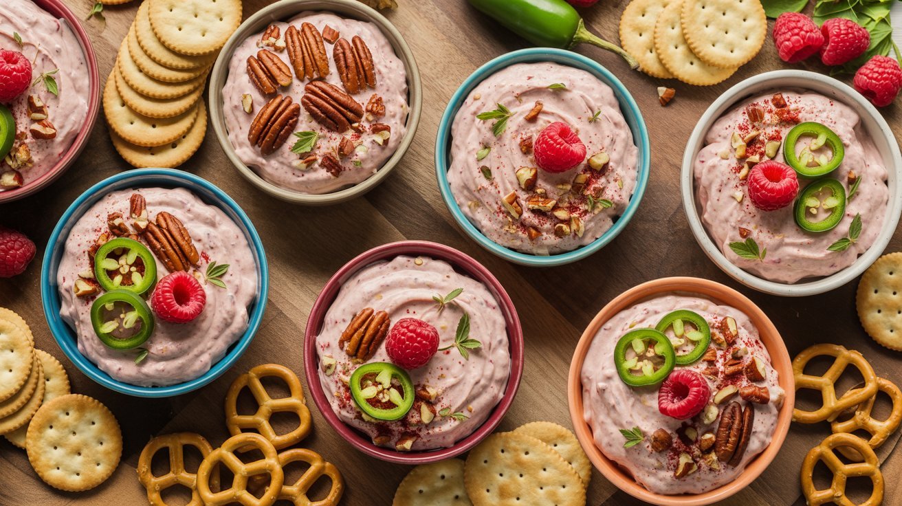 Raspberry Chipotle Cream Cheese Dip
