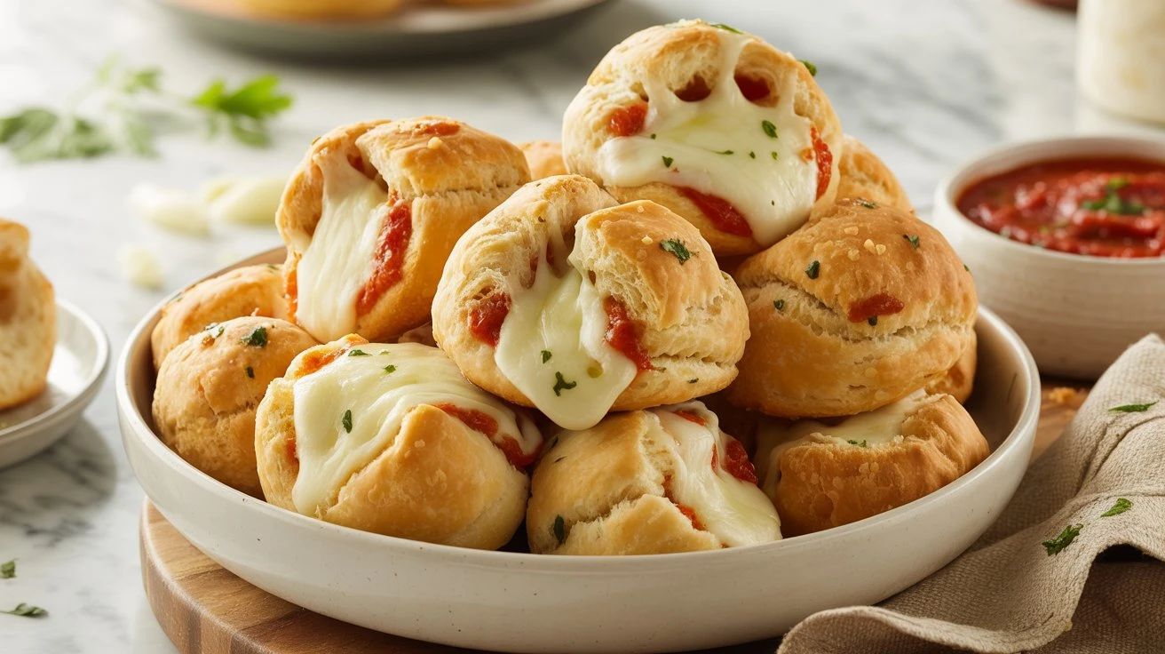 Why You Love Gooey Mozzarella Biscuit Bombs