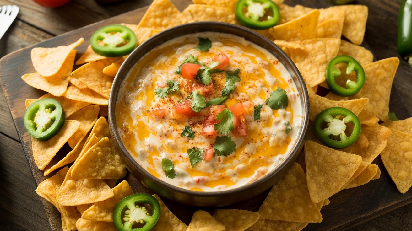 Better Than A Mexican Restaurant Cheese Dip