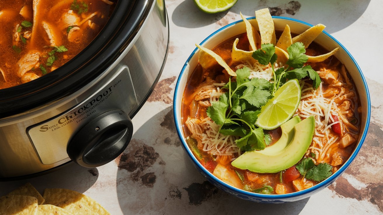 Crockpot Mexican Chicken Soup