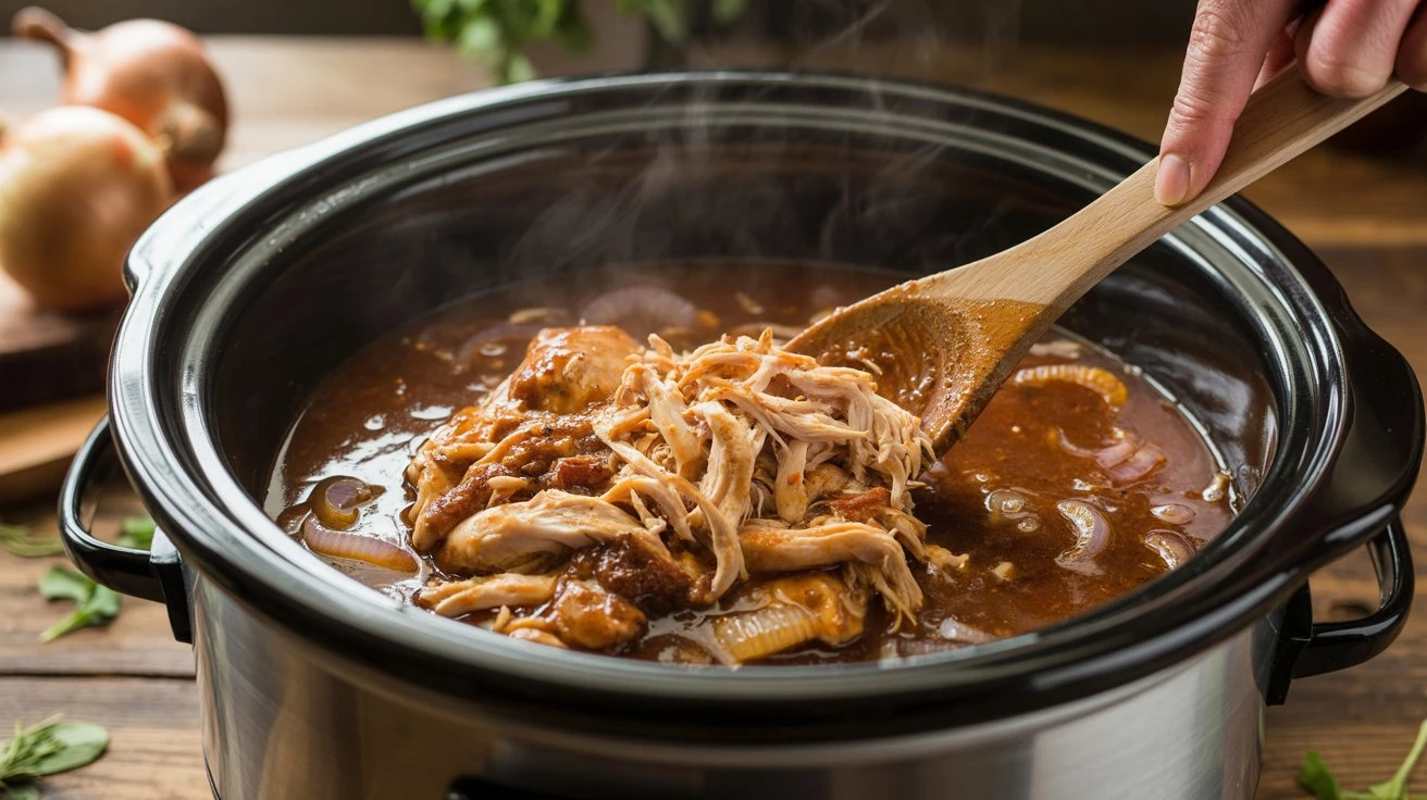 how to make Crockpot Zesty BBQ Chicken