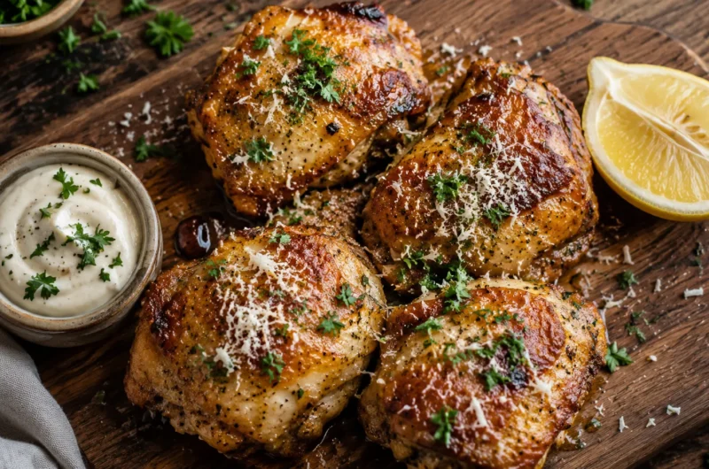 Caesar Marinated Chicken Thighs Recipe