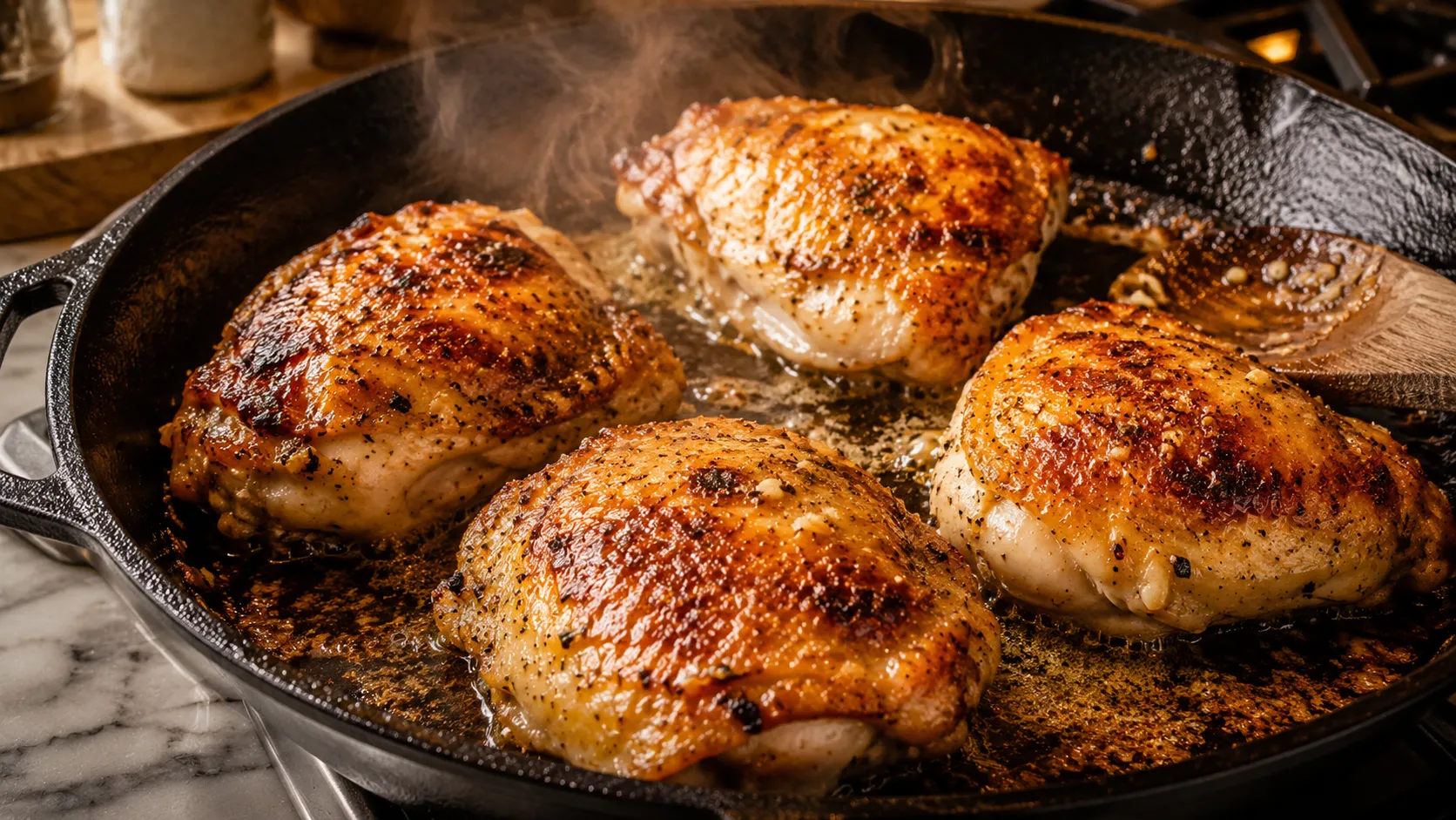 Caesar Marinated Chicken Thighs Recipe