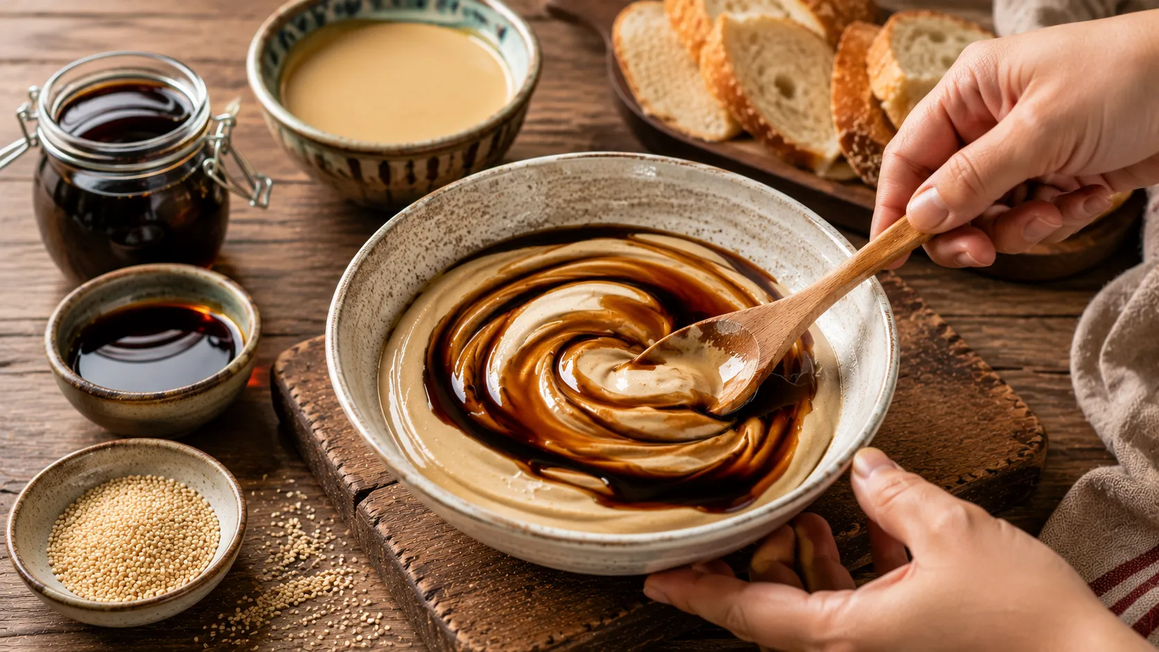 Turkish Tahini and Molasses Spread