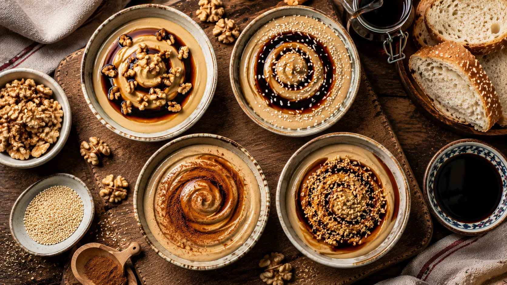 Turkish Tahini and Molasses Spread