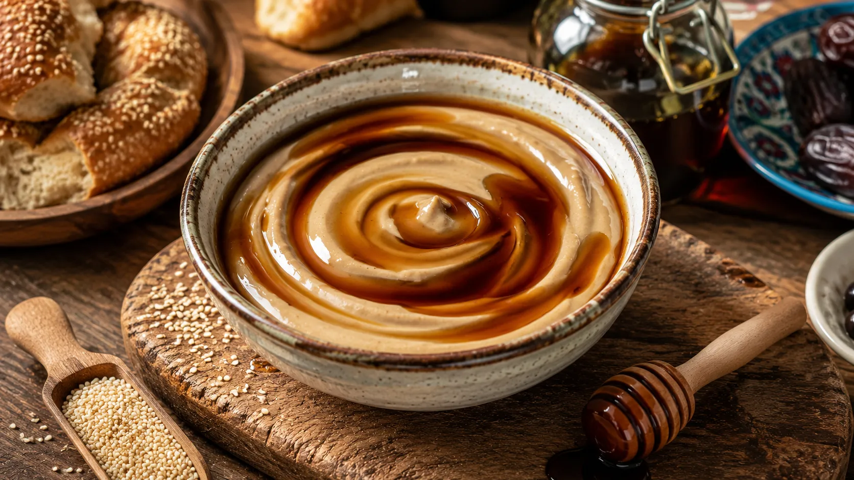 Turkish Tahini and Molasses Spread
