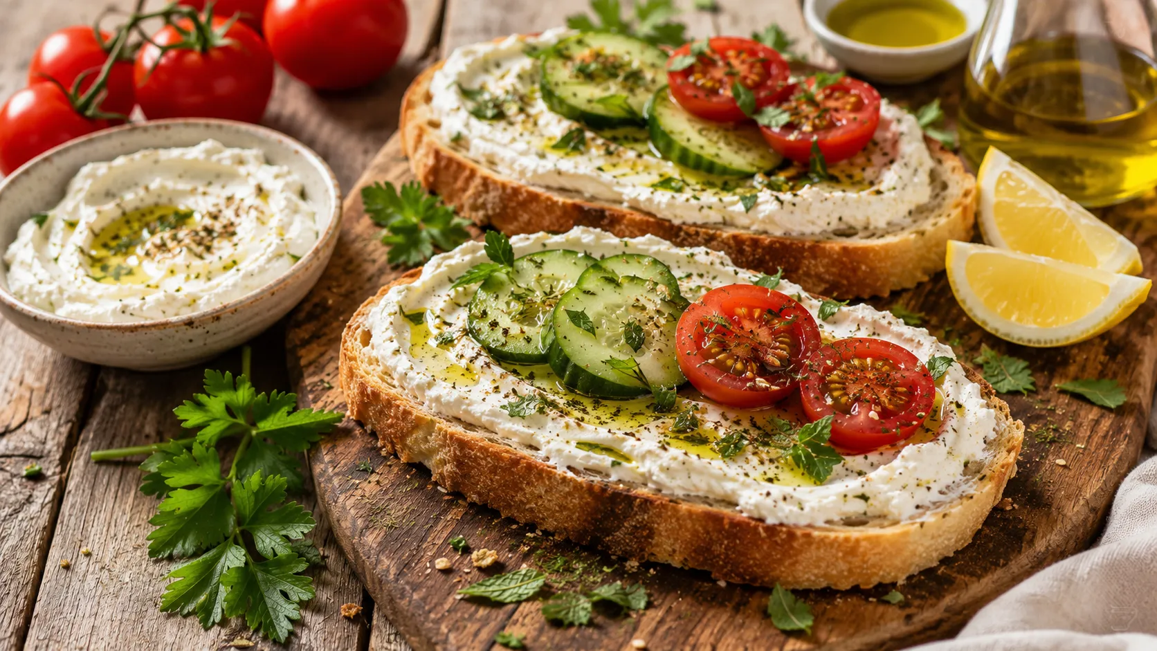 Vegan Labneh with Soy or Almond Yogurt