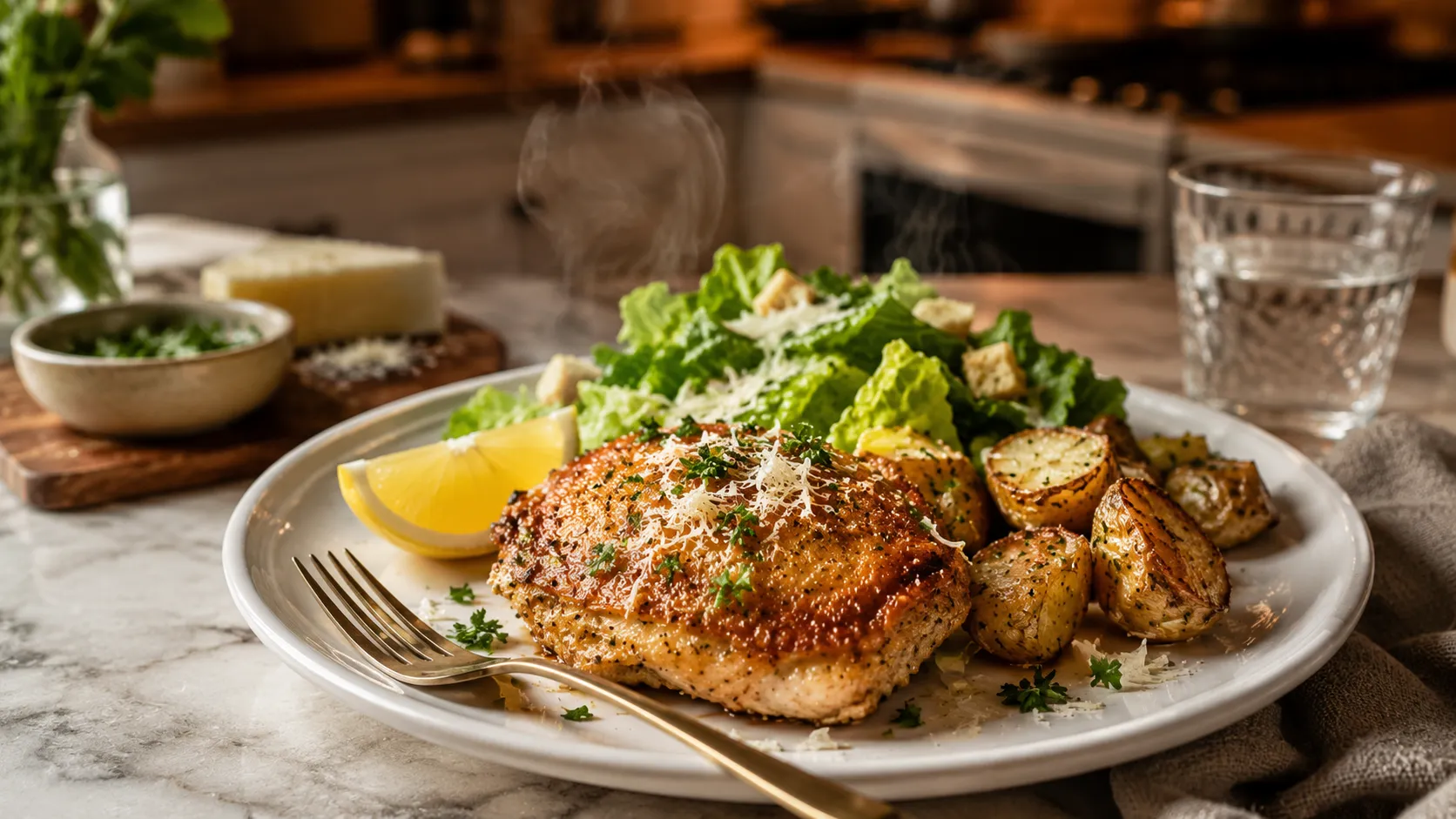 Caesar Marinated Chicken Thighs Recipe