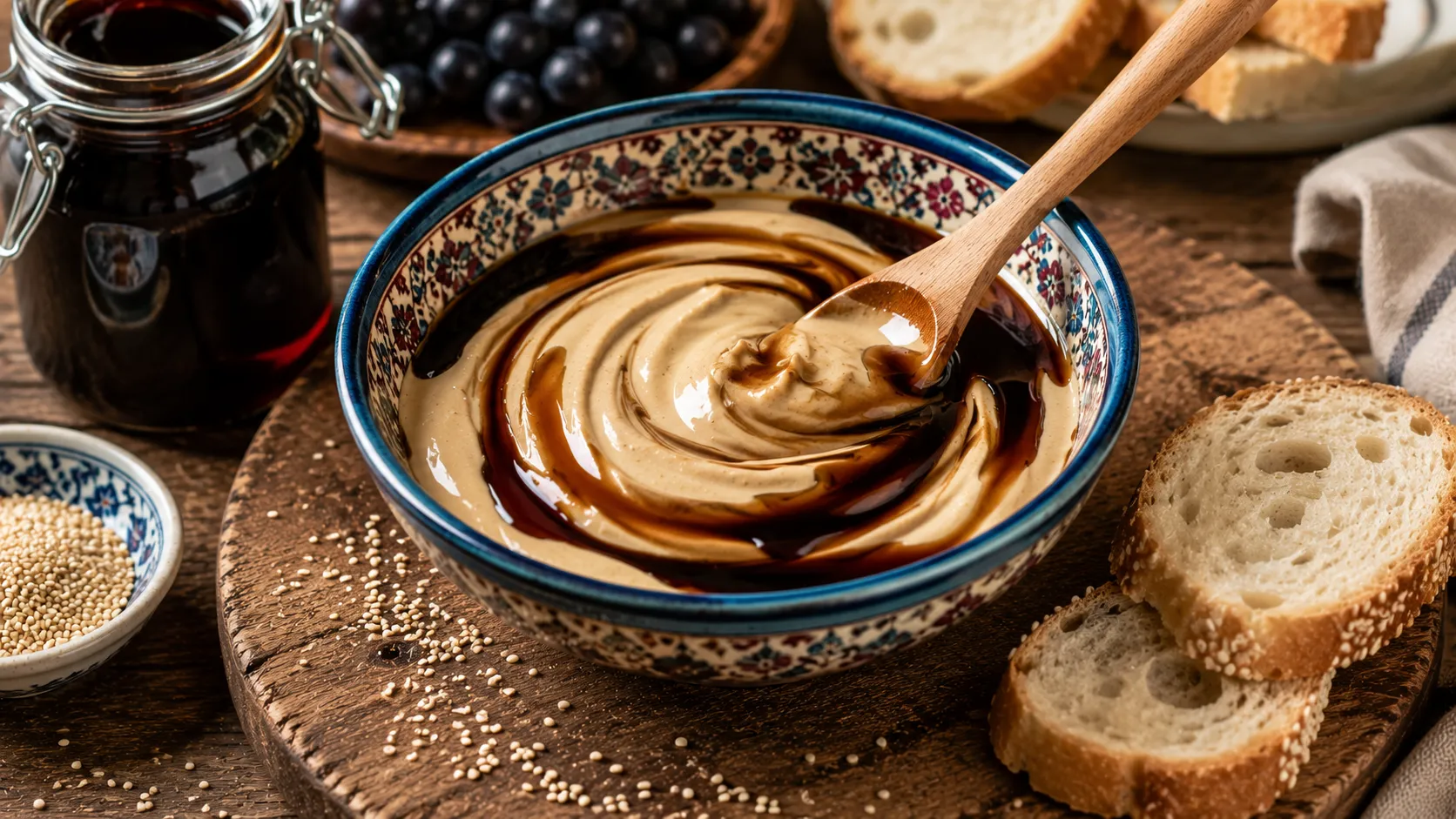 Turkish Tahini and Molasses Spread